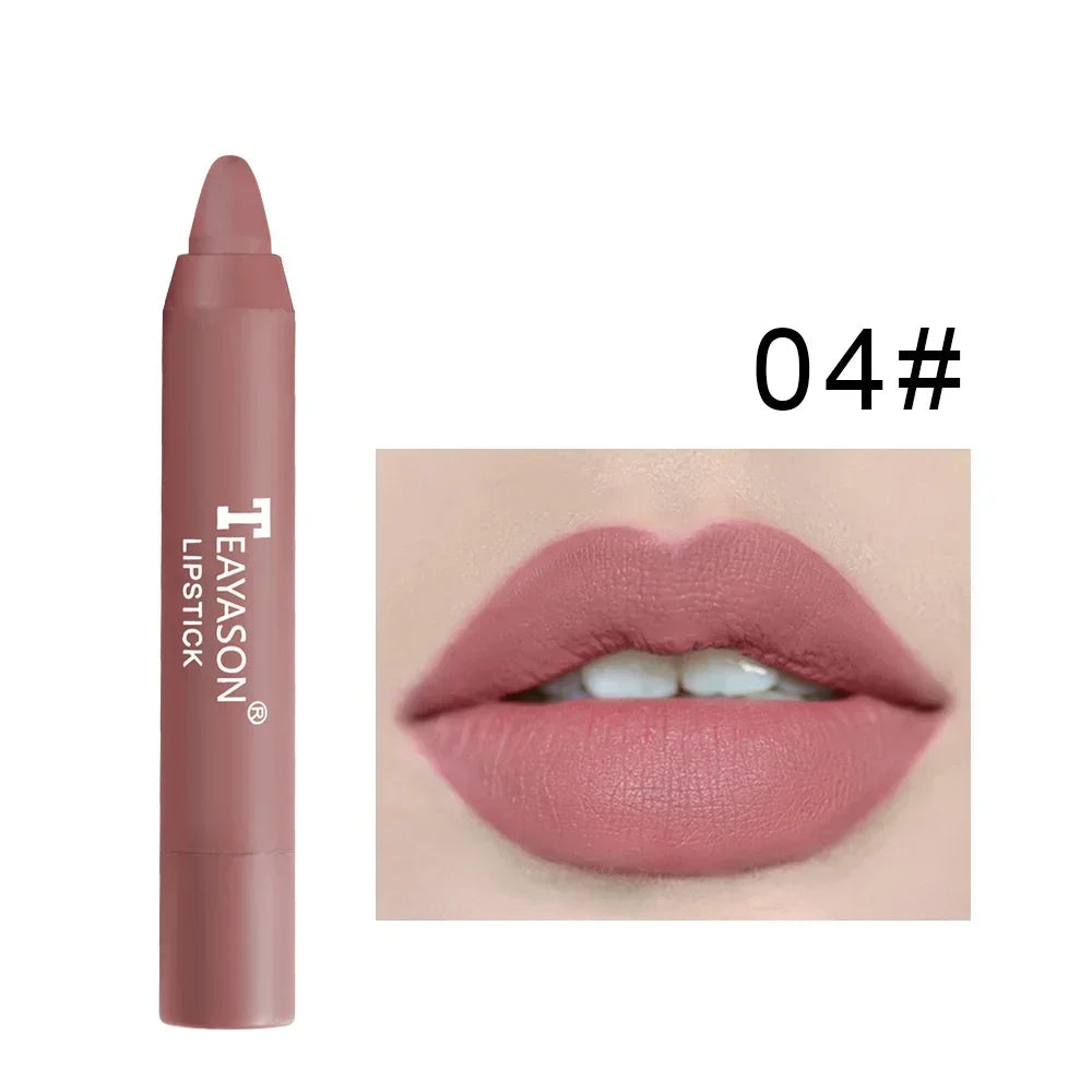 Velvet Matte Lipstick Pencil Waterproof Long Lasting