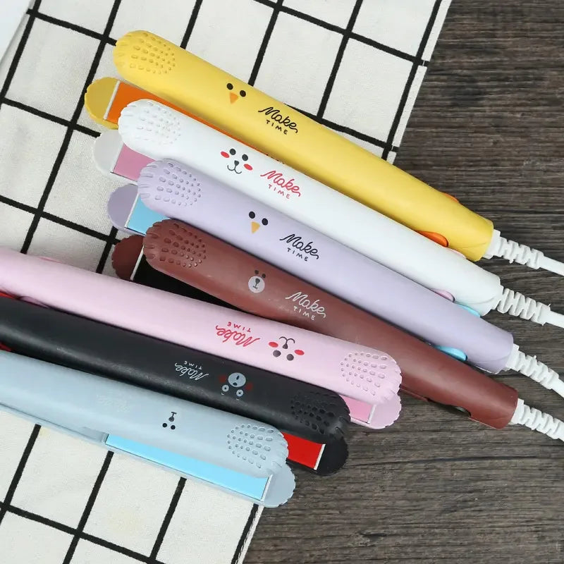 Curling Iron Ceramic Straightening Styling Tools Curler Flat Iron Mini Hair