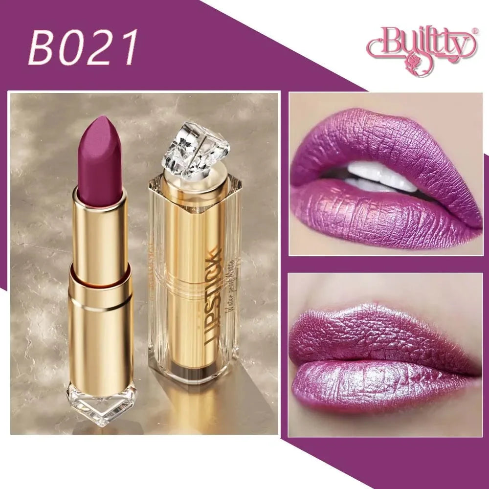 Korea Matte Glitter Lipstick Pink