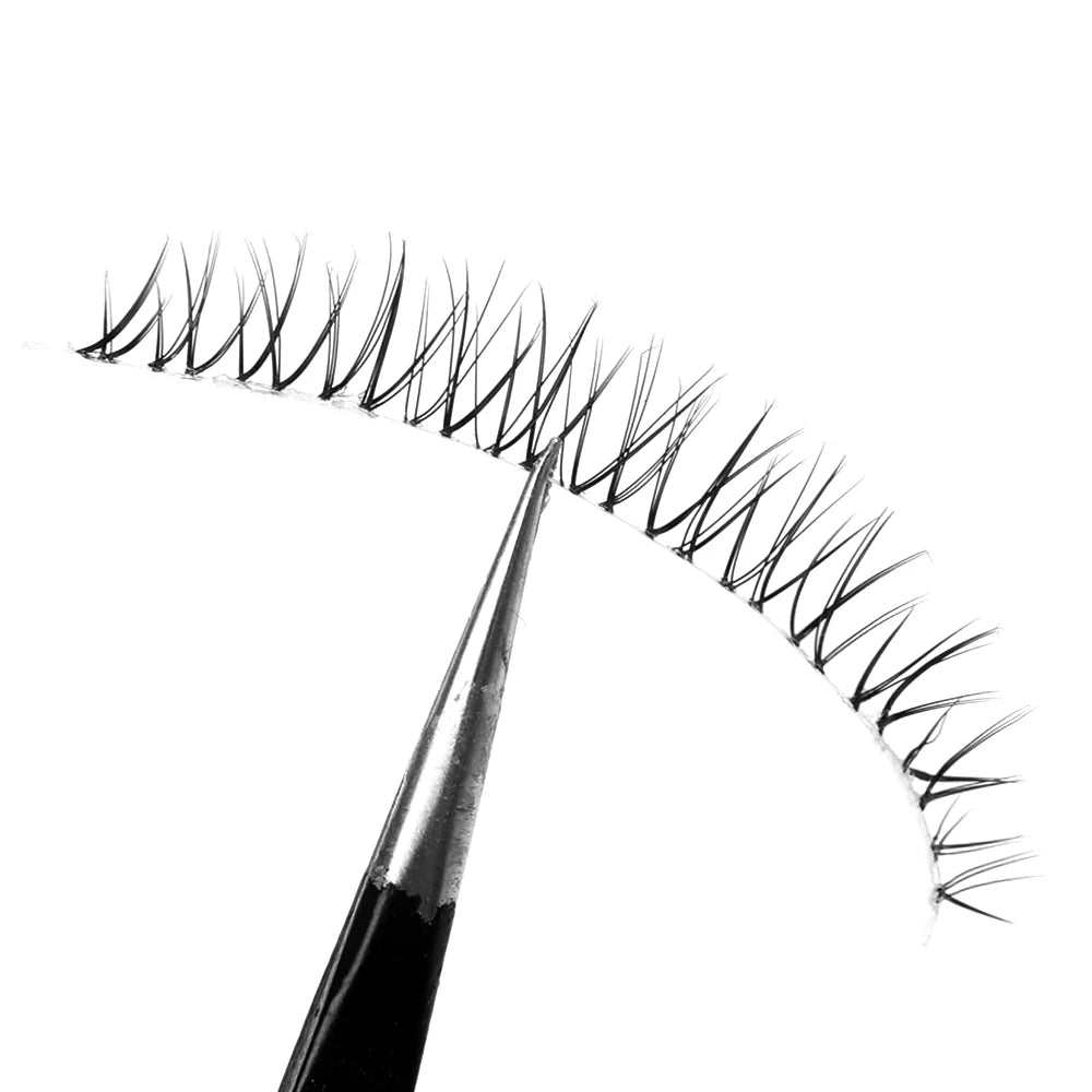 5 Pairs Thick Lower Eyelashes Pack Clear Band Under Eye Lashes 5D Soft Lower Eyelash Handmade Manga Bottom Lashes Makeup Tools