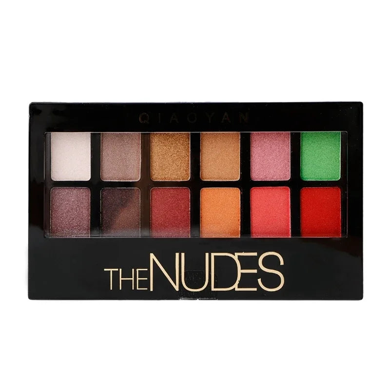 Professional Eyeshadow Makeup Palette Natural Shimmer Matte Nudes Make Up Cosmetic Eye Shadow Plate
