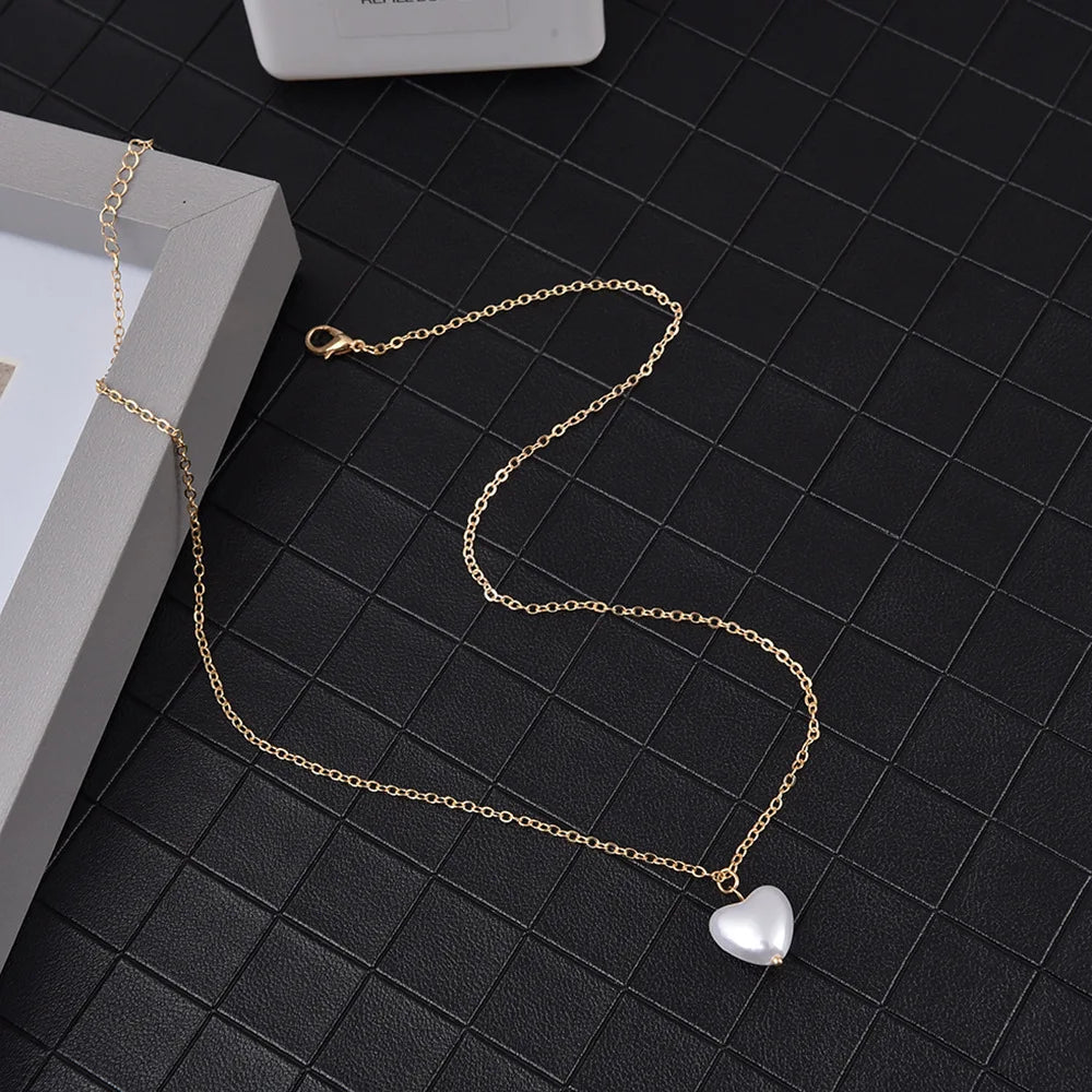 Fashion Retro Square Green Zircon Pendant Necklace For Women Charm Necklace Girls Wedding Engagement Jewelry Gift