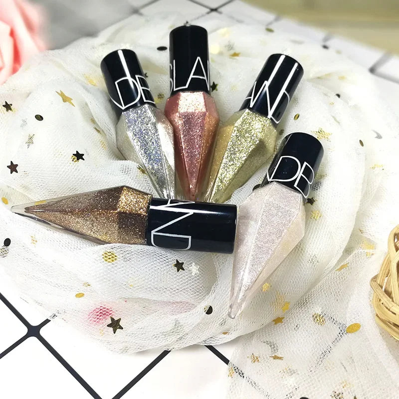 Diamond Glitter Sequins Eyeliners Eye Shadow Shiny Eye Liners Eyeshadow Waterproof Makeup Beauty