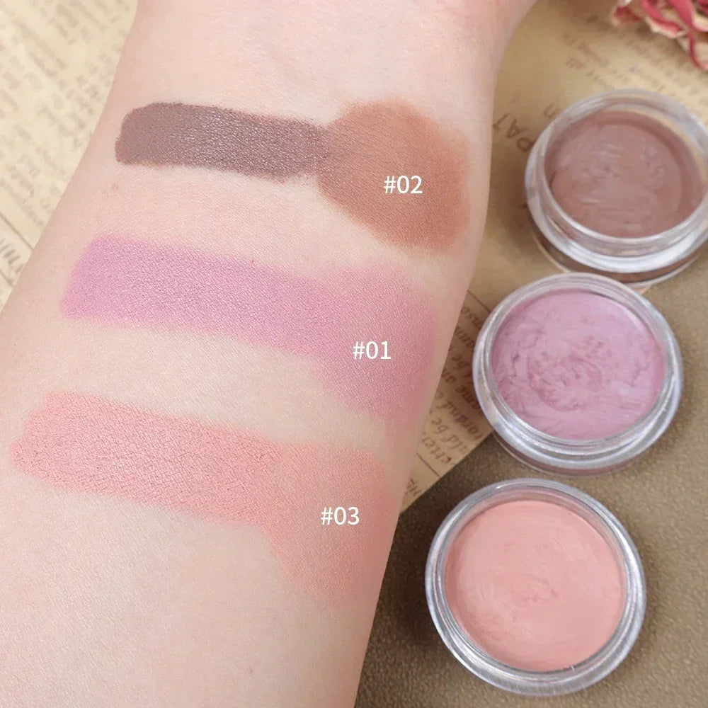 Matte Liquid Eyeshadow Cream Peach Pink Purple Blush Nude Brown Face Contour
