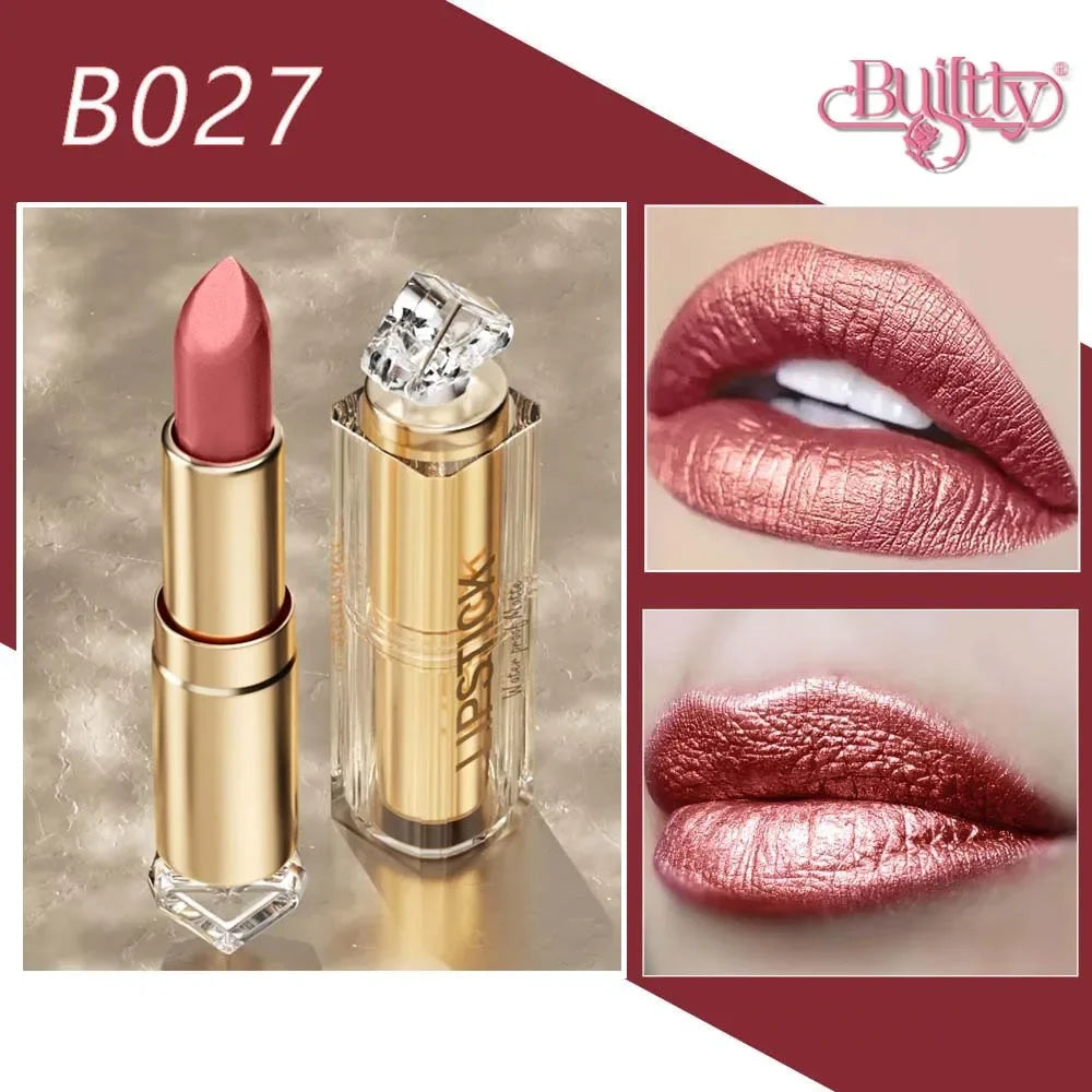 Korea Matte Glitter Lipstick Pink