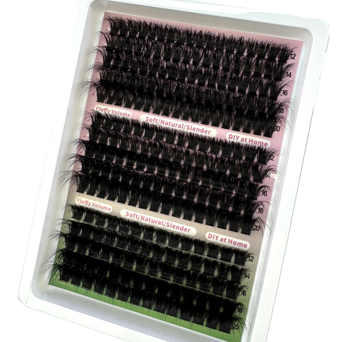 290/300Pcs 5D Fluffy Thick Eyelash Clusters D/DD Curl Wispy Individual Lashes 60+80+100 Mix Eyelash Extensions False Eyelashes