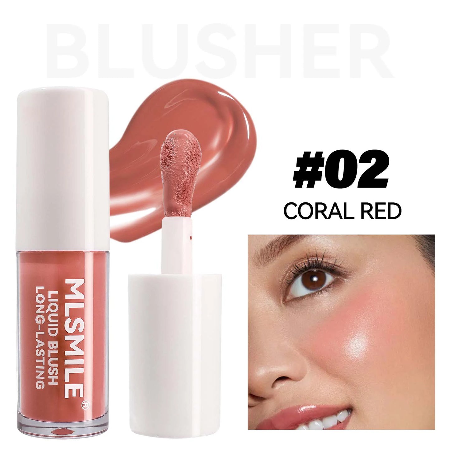 Long Lasting Hydrating Formula, Blush & Lip Tint in Red & Pink Shades Versatile Liquid
