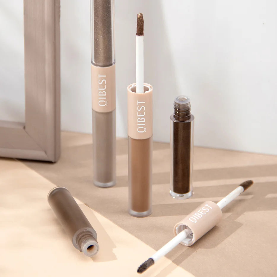 2 In 1 Stick Pearly Matte Eyeshadow Cream Smooth Nude Eye Makeup Liquid Contour Shadow Stick