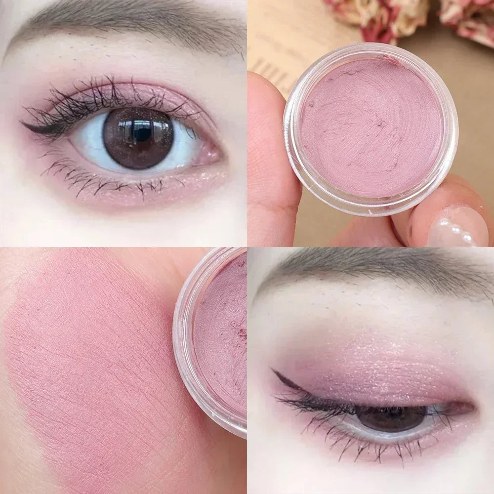 Matte Liquid Eyeshadow Cream Peach Pink Purple Blush Nude Brown Face Contour