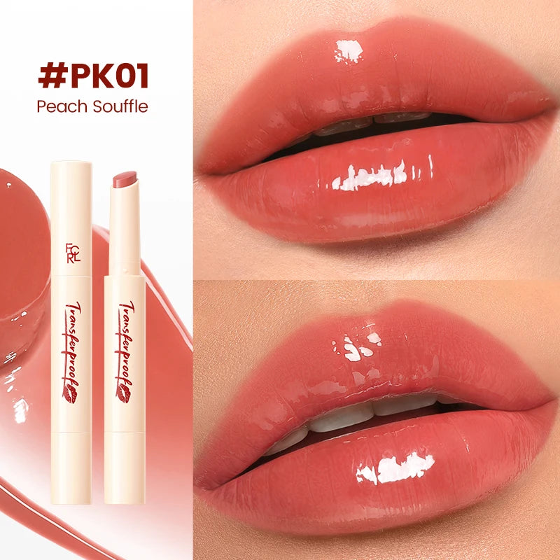 FOCALLURE Translucent Luster Moisturizing Lip Balm Long Lasting Lightweight Not-stick Cup Watery Lipstick Pen Makeup Cosmetics