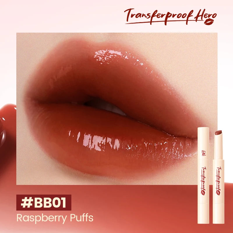 FOCALLURE Transfer proof Lock-shining Glossy Lip Balm Pen Moisturizing Non-sticky Lightweight Lipstick Lip Liner Makeup Cosmetics