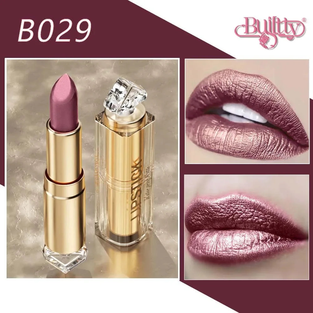 Korea Matte Glitter Lipstick Pink