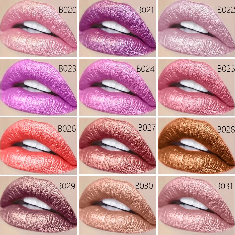 Korea Matte Glitter Lipstick Pink