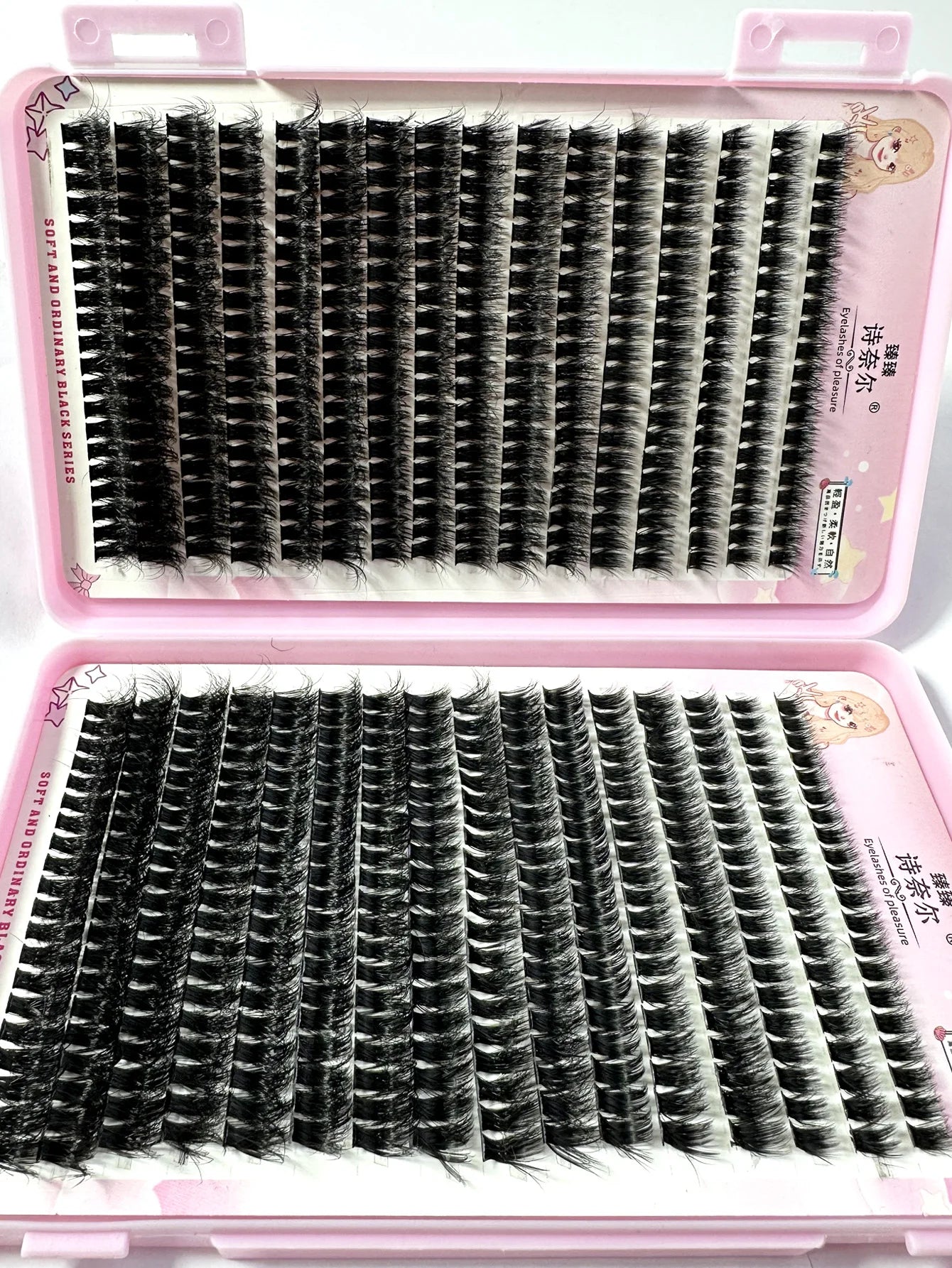 False Eyelashes Mix 32 Rows High-capacity Natural DIY Extension Supplies Lashes Cluster Multi Style Fusion Professional Makeup