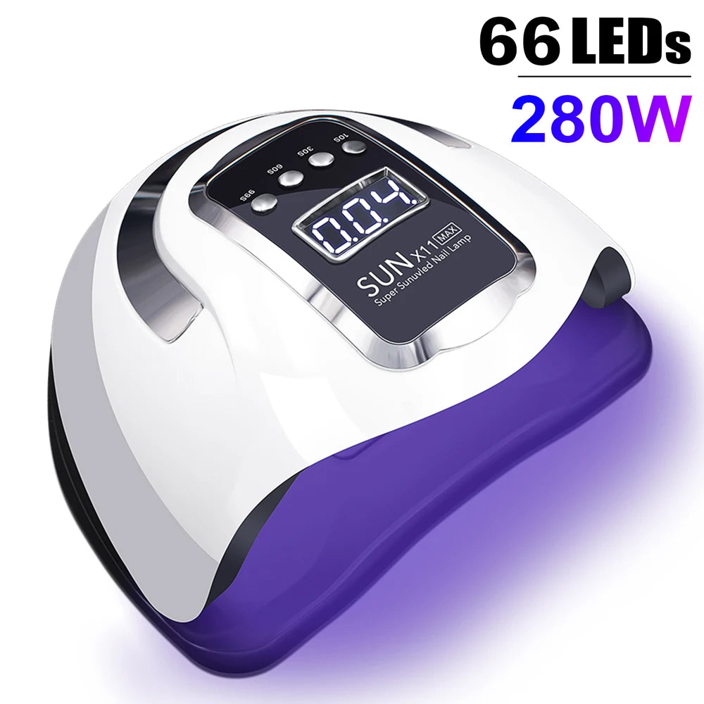 High Power 380W UV Gel LED Dryer Light Nail Lamp for Nails Gel Polish Professional Nail Art Accessories Curing Gel Toe Nails