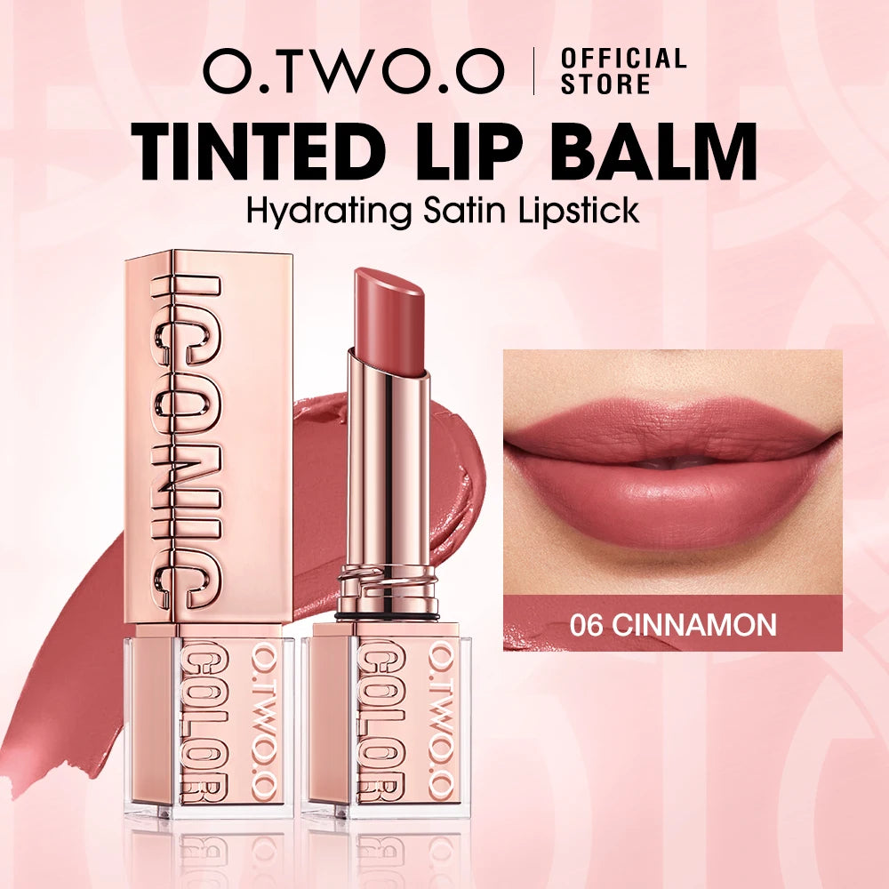 O.TWO.O Matte Lipstick Lip Tint Lip Gloss 24h Long Lasting Moisturizing