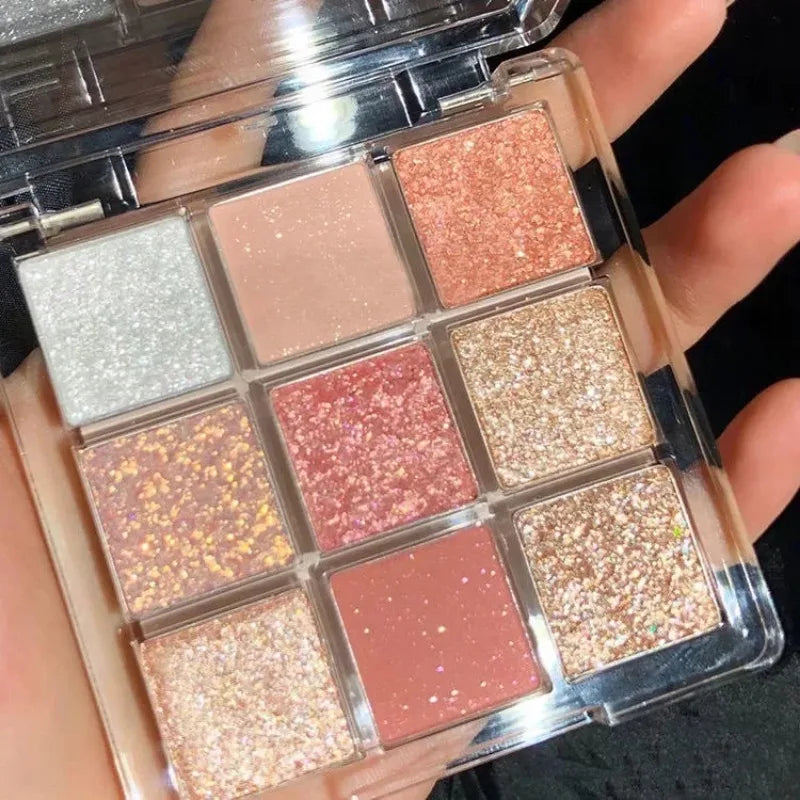 Palette Matte Shimmer Glitter Eye Shadow Beauty Cosmetics Tools Eyeshadow
