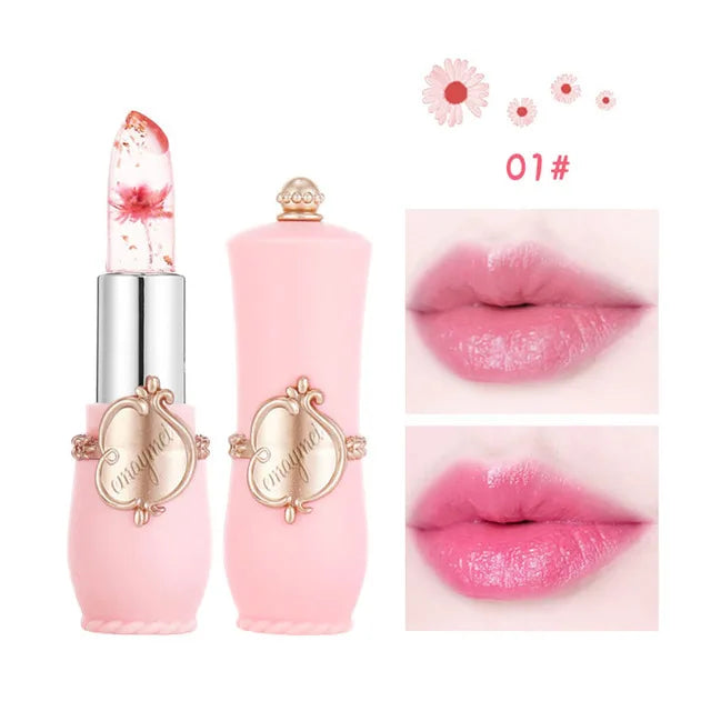 Aloe Vera Magic Lip Balm Color Change Natural Moisture Lipstick Temperature Nutritious Safe Ingredients Care Makeup Lips