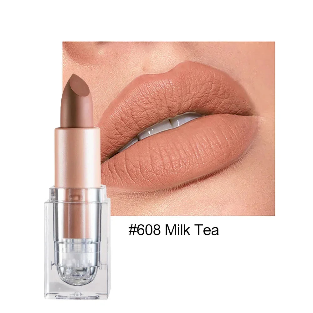Lipstick Lip Gloss Long Lasting Moisture Cosmetic Lipstick Red Lip Matte Lipstick Waterproof