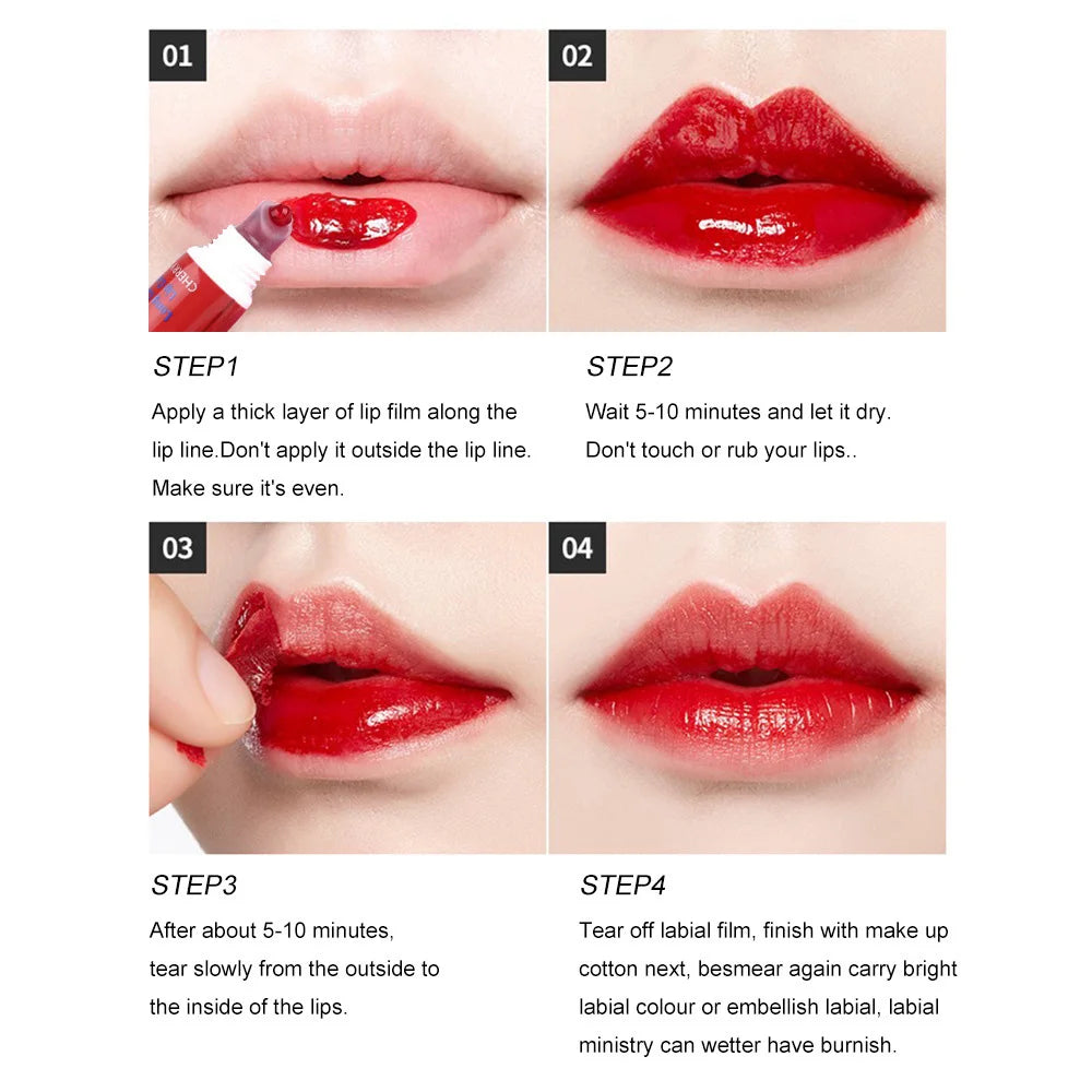 6 Colors Amazing Peel Off Liquid Lipstick