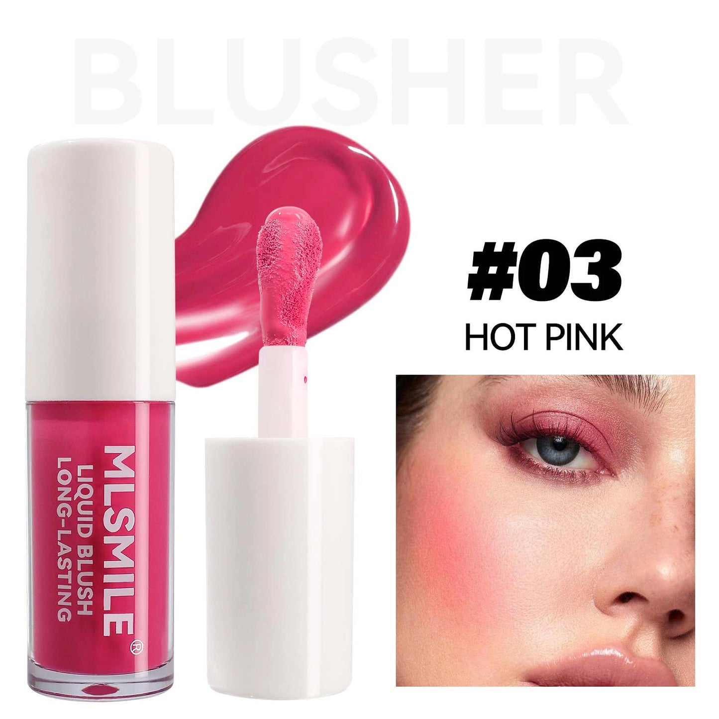 Long Lasting Hydrating Formula, Blush & Lip Tint in Red & Pink Shades Versatile Liquid