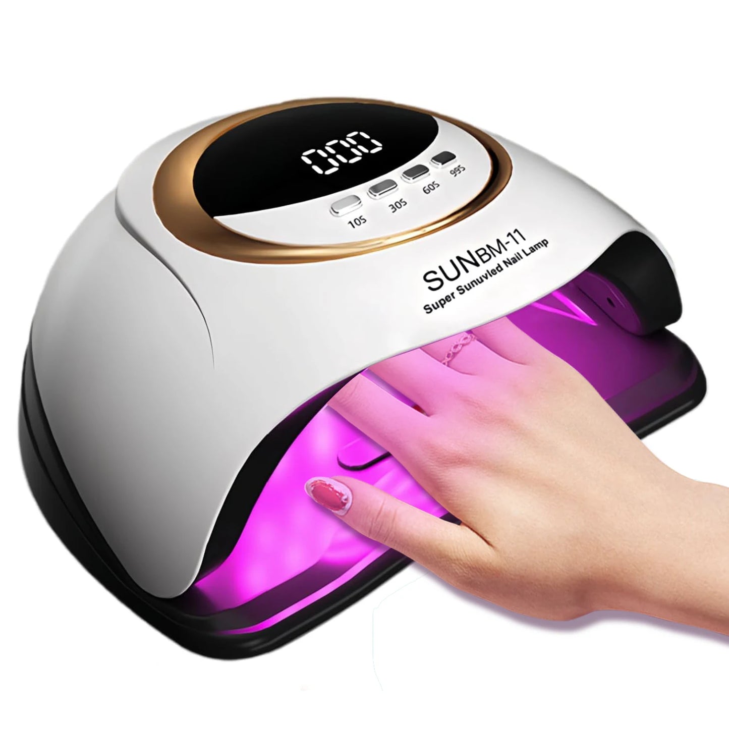 280W 66 LEDs UV LED Nail Lamp for Professional Nails Gel Polish Fast Curing Electroplated Drying Light Lamps 4 Timer Setting