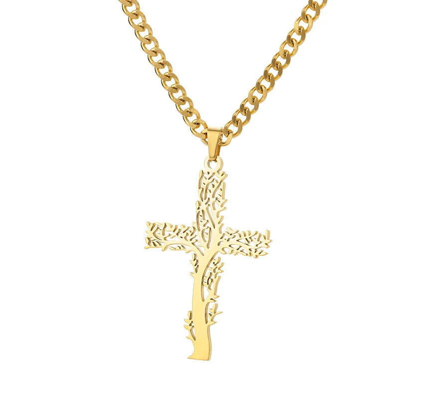 Zircon Heart Cross Necklaces For Women Vintage Geometric Surrounded By Vines Choker Necklace Aesthetic Fashion Jewelry Gift 2025