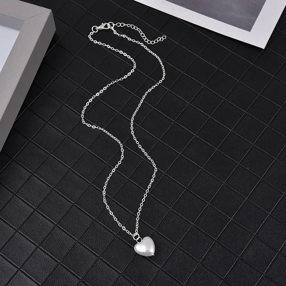 Fashion Retro Square Green Zircon Pendant Necklace For Women Charm Necklace Girls Wedding Engagement Jewelry Gift