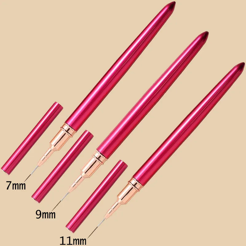 7/9/11/15/25MM Nail Liner Brush Set Handle Nail Art Pen Brush Drawing Lines Stripe Painting Flower Pen Nail Art Manicure Tools