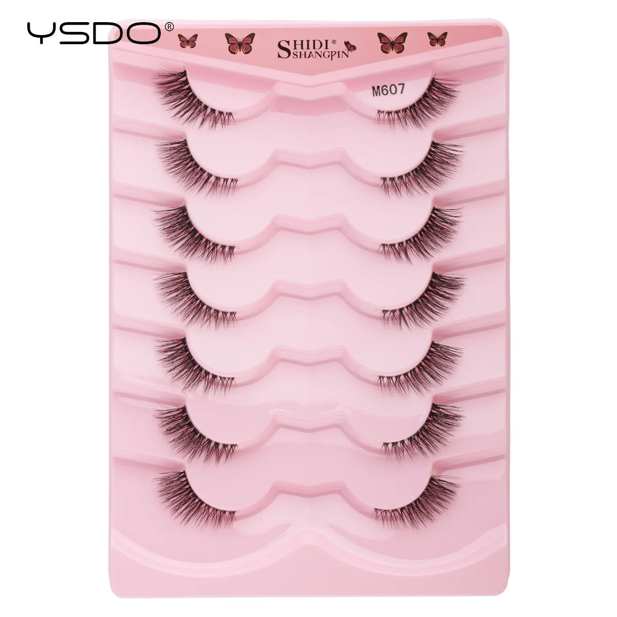 YSDO Half Lashes 5/7/10 Pairs Half False Eyelashes Soft Natural Cat Eye Lashes Makeup 3D Mink Eyelash Extension Fluffy Faux Cils