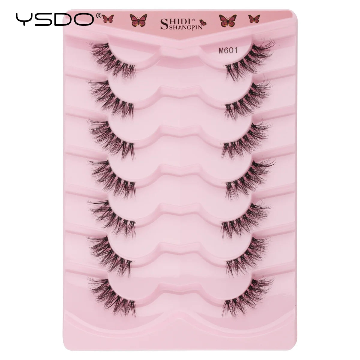 YSDO Half Lashes 5/7/10 Pairs Half False Eyelashes Soft Natural Cat Eye Lashes Makeup 3D Mink Eyelash Extension Fluffy Faux Cils
