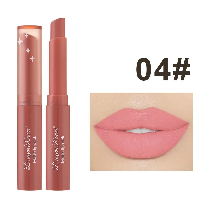 Nude Matte Lipstick Waterproof Long Lasting Lip Sticks Not Fading Sexy Red Velvet Lipsticks