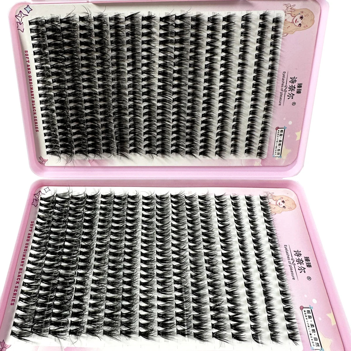 False Eyelashes Mix 32 Rows High-capacity Natural DIY Extension Supplies Lashes Cluster Multi Style Fusion Professional Makeup