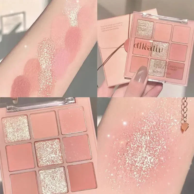 Eye Shadow Palette Charming Pearly Eyeshadow Makeup Nude Long Lasting Shimmer