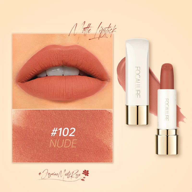 Shades Matte Lipstick Natural Super Soft Lip Sticks Waterproof Lip Glaze Balm Beauty High Pigment Cosmetics Makeup
