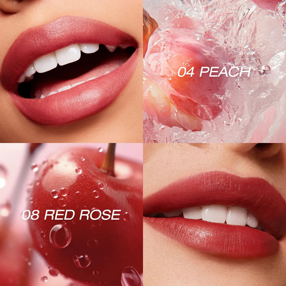 O.TWO.O Matte Lipstick Lip Tint Lip Gloss 24h Long Lasting Moisturizing