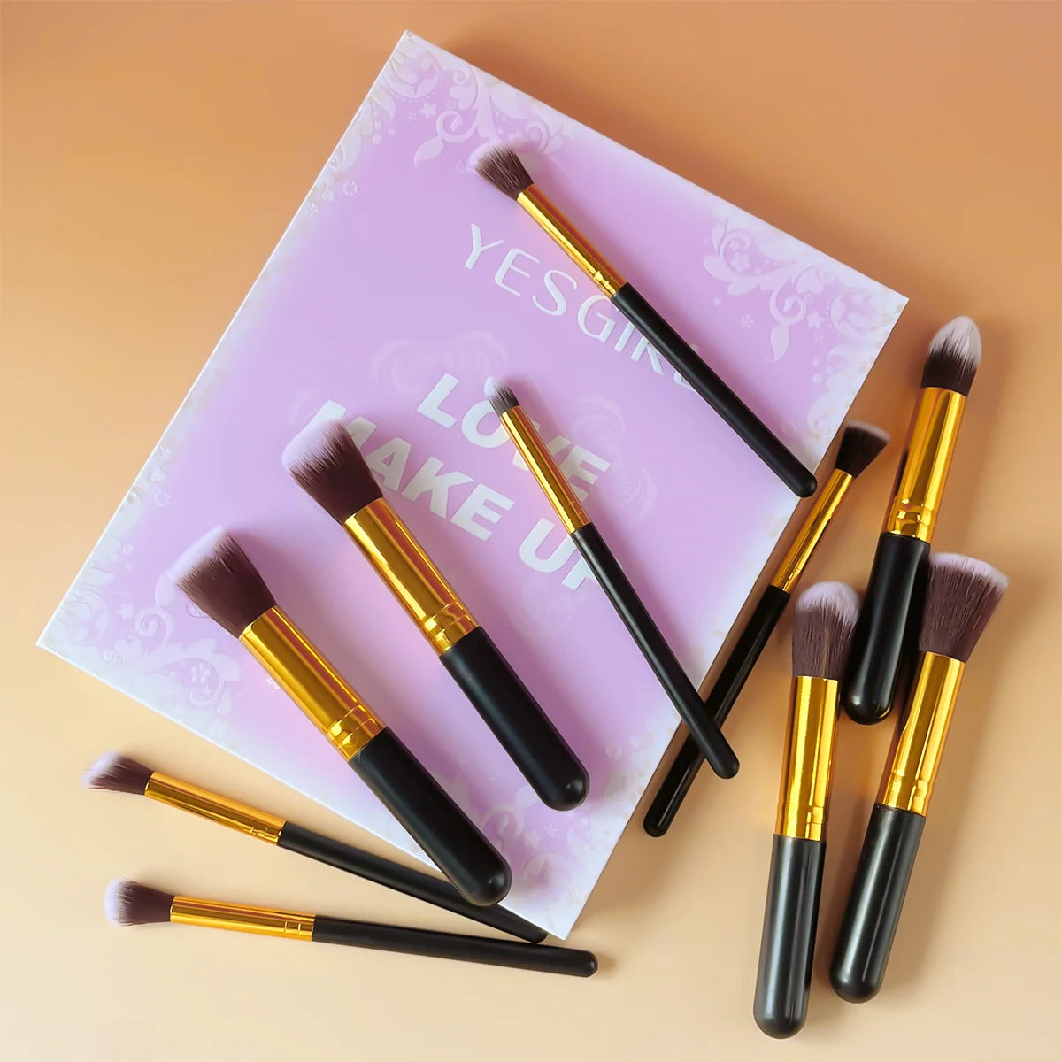 48 Colour Paper Palette Blush Concealer Highlighter Contour Eyeshadow 4-in-1 Set with Makeup Brushes Professional Makeup Set