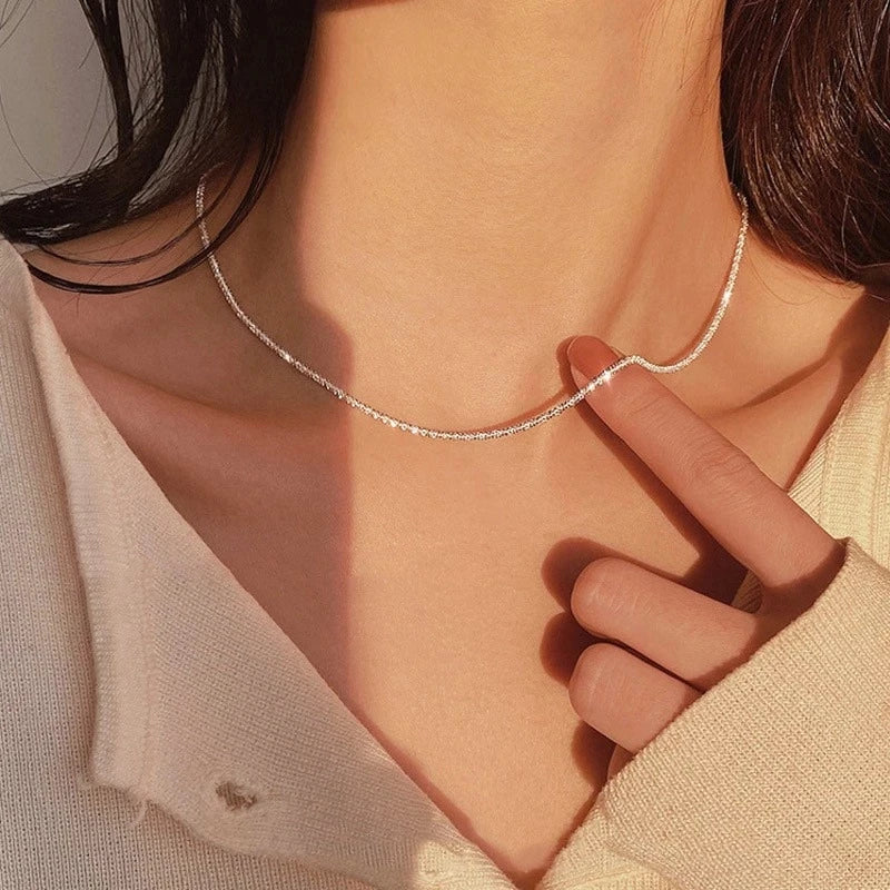Fashion Retro Square Green Zircon Pendant Necklace For Women Charm Necklace Girls Wedding Engagement Jewelry Gift