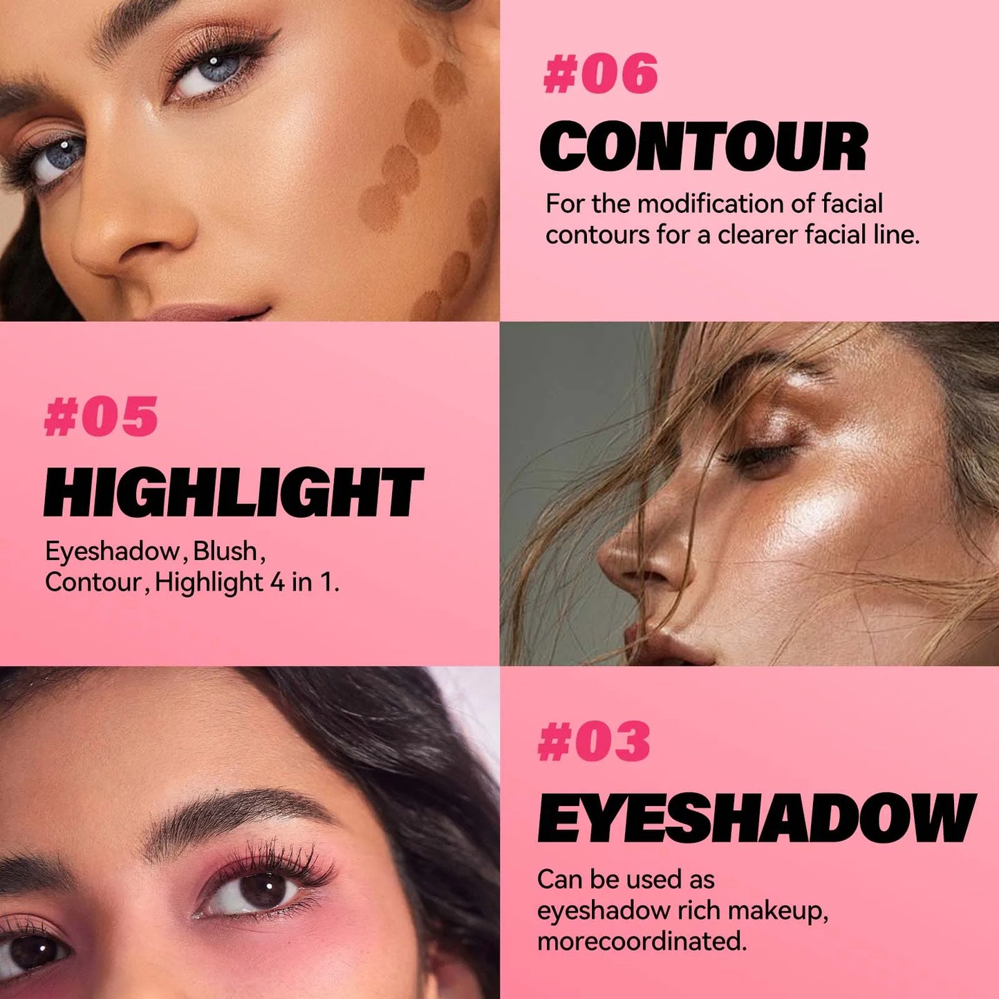 Long Lasting Hydrating Formula, Blush & Lip Tint in Red & Pink Shades Versatile Liquid