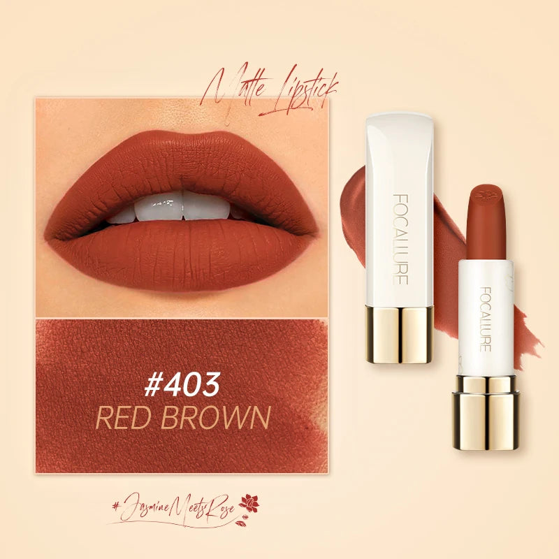 Shades Matte Lipstick Natural Super Soft Lip Sticks Waterproof Lip Glaze Balm Beauty High Pigment Cosmetics Makeup