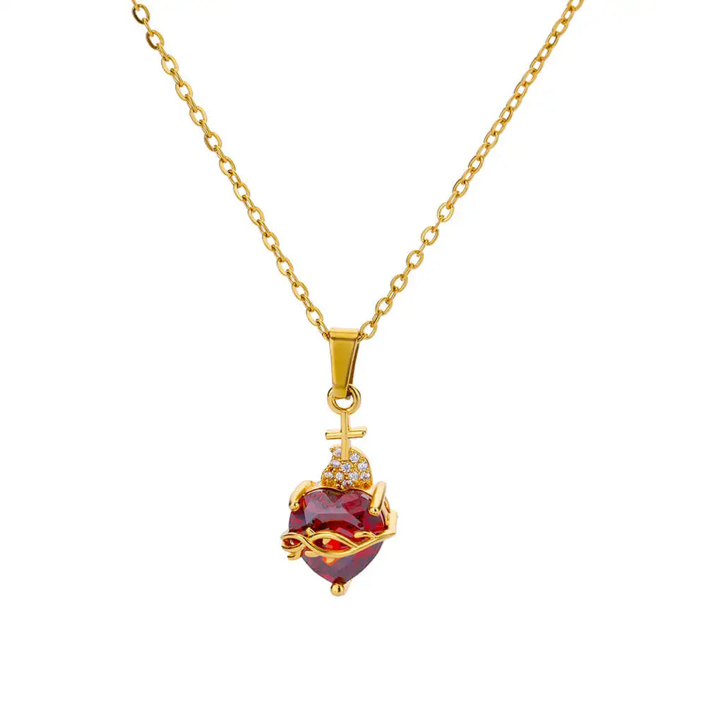 Fashion Stone Opal Oval Necklace For Women Stainless Steel Gold Color Oval Stone Pendant Necklace Wedding Aesthetic Jewelry Gift