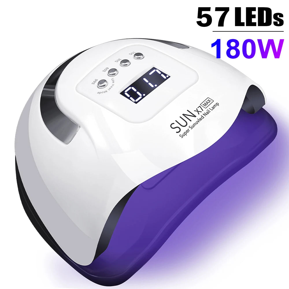 High Power 380W UV Gel LED Dryer Light Nail Lamp for Nails Gel Polish Professional Nail Art Accessories Curing Gel Toe Nails