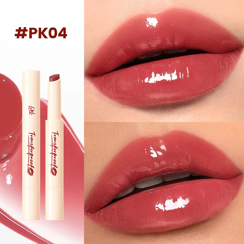 FOCALLURE Transfer proof Lock-shining Glossy Lip Balm Pen Moisturizing Non-sticky Lightweight Lipstick Lip Liner Makeup Cosmetics