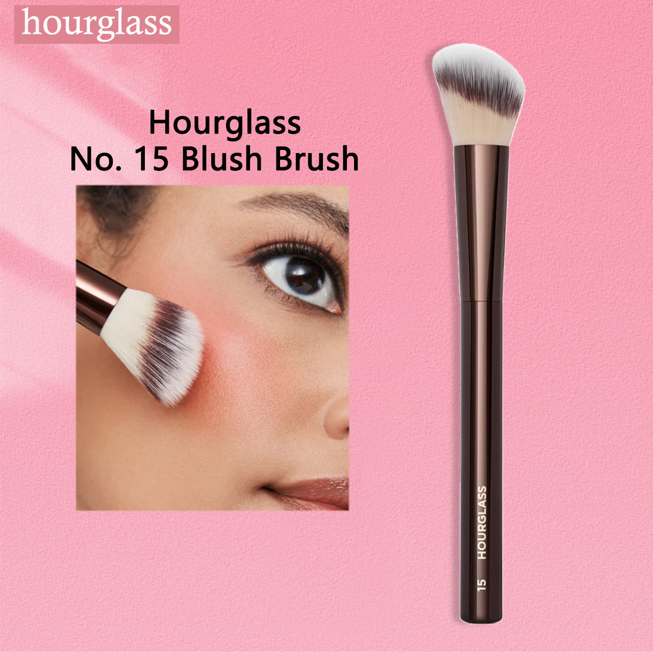 Blush Brush Cheeks Contour Blush Stippling Brush Cream Liquid Blushes Makeup Tool Angled Cream Blush Brush