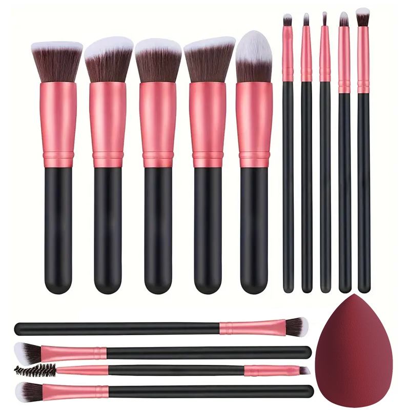 NEW 14PCS Makeup Brushes Set Soft Fluffy Foundation Blush Powder Eyeshadow Blending Female Cosmetics Beauty Tool