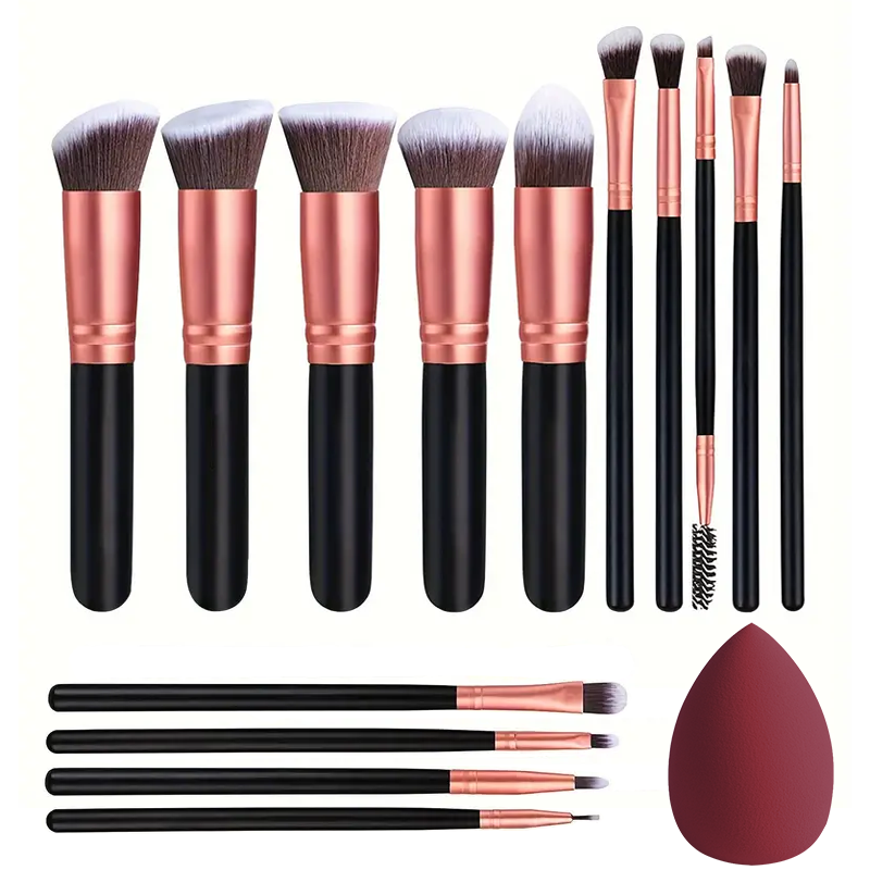 NEW 14PCS Makeup Brushes Set Soft Fluffy Foundation Blush Powder Eyeshadow Blending Female Cosmetics Beauty Tool