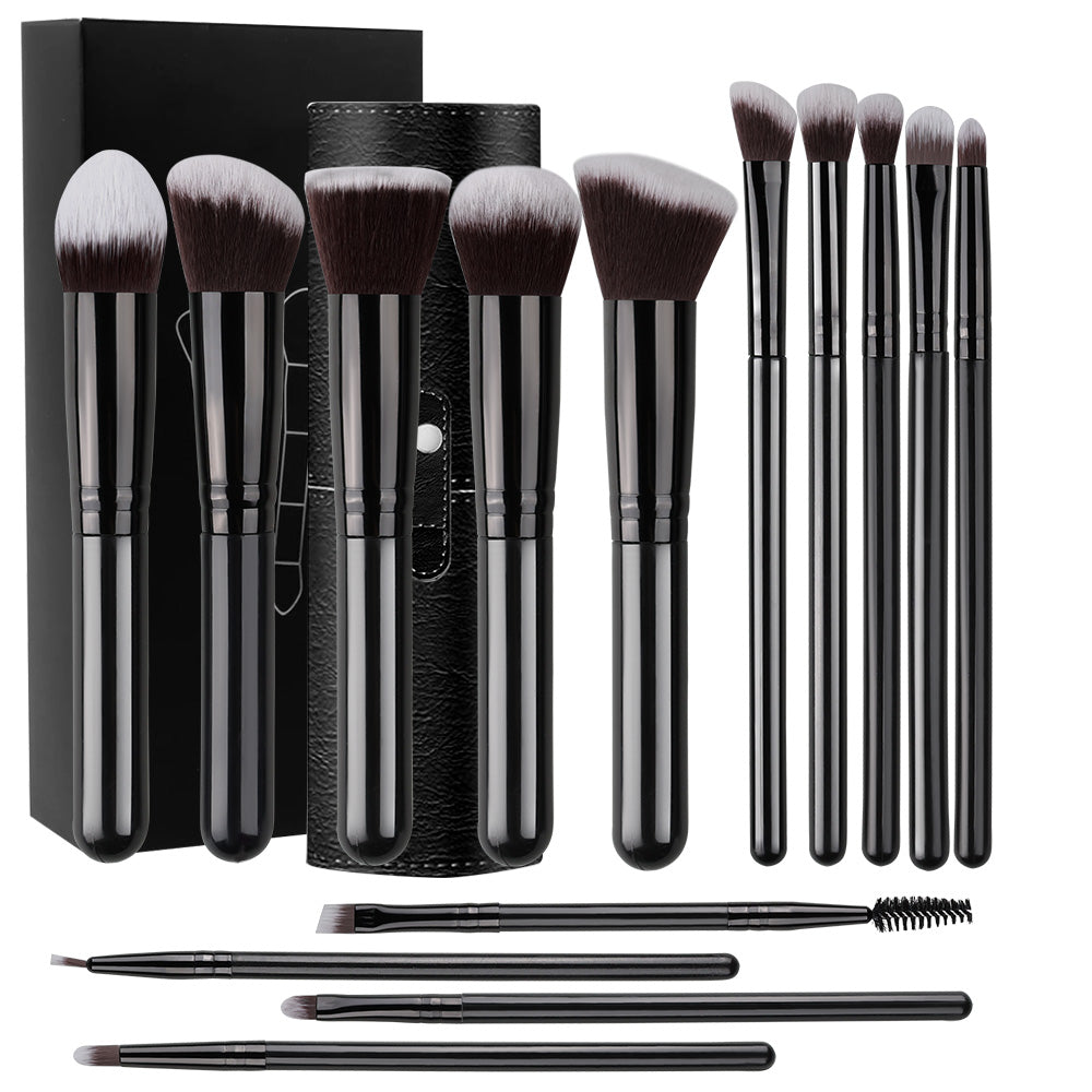 NEW 14PCS Makeup Brushes Set Soft Fluffy Foundation Blush Powder Eyeshadow Blending Female Cosmetics Beauty Tool