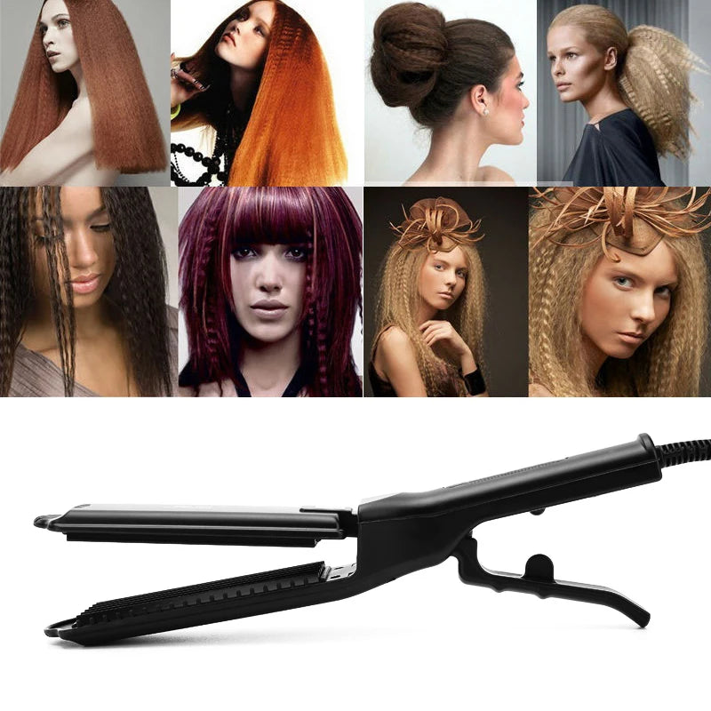 Professional Hair Crimper Wave Corn Iron Hot Curling Corrugated Automatic Curler Electric Styler Appliances Curlers For Women