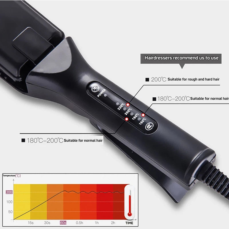 Professional Hair Crimper Wave Corn Iron Hot Curling Corrugated Automatic Curler Electric Styler Appliances Curlers For Women