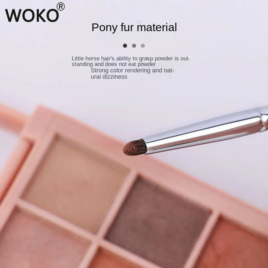 Detail Eye Shadow Brush Makeup Brush Smudge Eyeliner Smudge Brush Horse Hair Round Head Precise Eyeshadow Makeup Tool